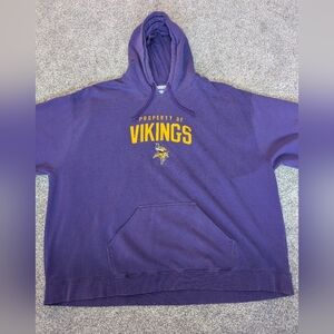 Vintage NFL Minnesota Vikings Purple Gridiron Classic Reebok Men's 6XL Hoodie